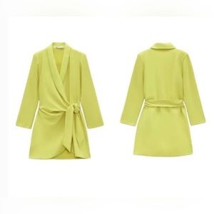 Zara PAREO Mini Wrap Dress